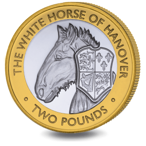 2021 Queen's Beasts - White Horse of Hanover £2 BU Coin in Capsule