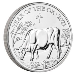 2021 Lunar Year of the Ox £5 BU Coin in Capsule