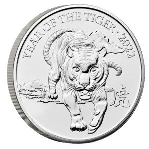 2022 Lunar Year of the Tiger £5 BU Coin in Capsule