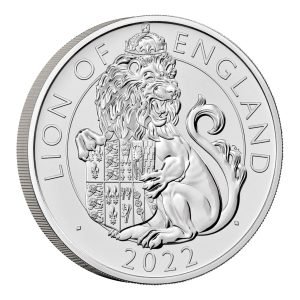 2022 Royal Tudor Beasts 02 Lion of England £5 BU Coin in Capsule