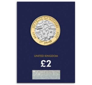 2020 Agatha Christie UK £2 CC Certified BU