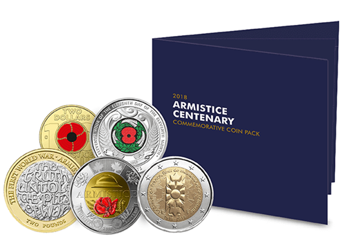 2018 Armistice Centenary Coin Pack