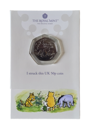 2022 Winnie the Pooh and Friends 50p BU Strike Your Own