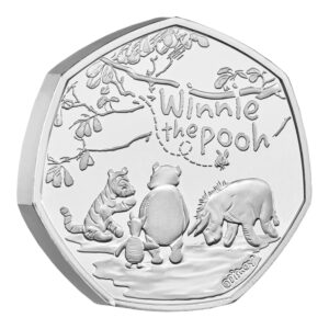 2022 Winnie the Pooh and Friends 50p BU Coin in Capsule