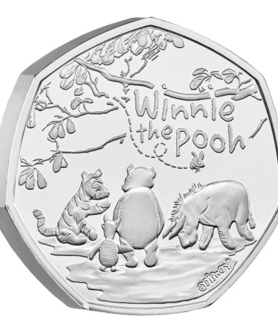 2022 Winnie the Pooh and Friends 50p BU Coin in Capsule