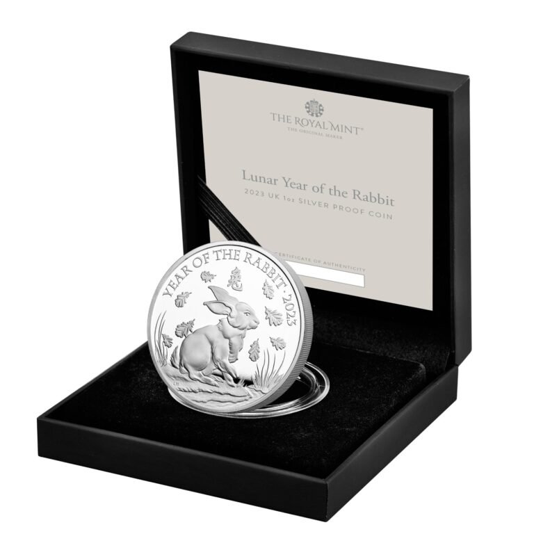 2023 Lunar Year of Rabbit UK 1 Oz Silver Proof - CrawleyCoins