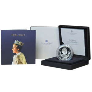 2022 Her Majesty Queen Elizabeth II Memorial 1 Oz Silver Proof