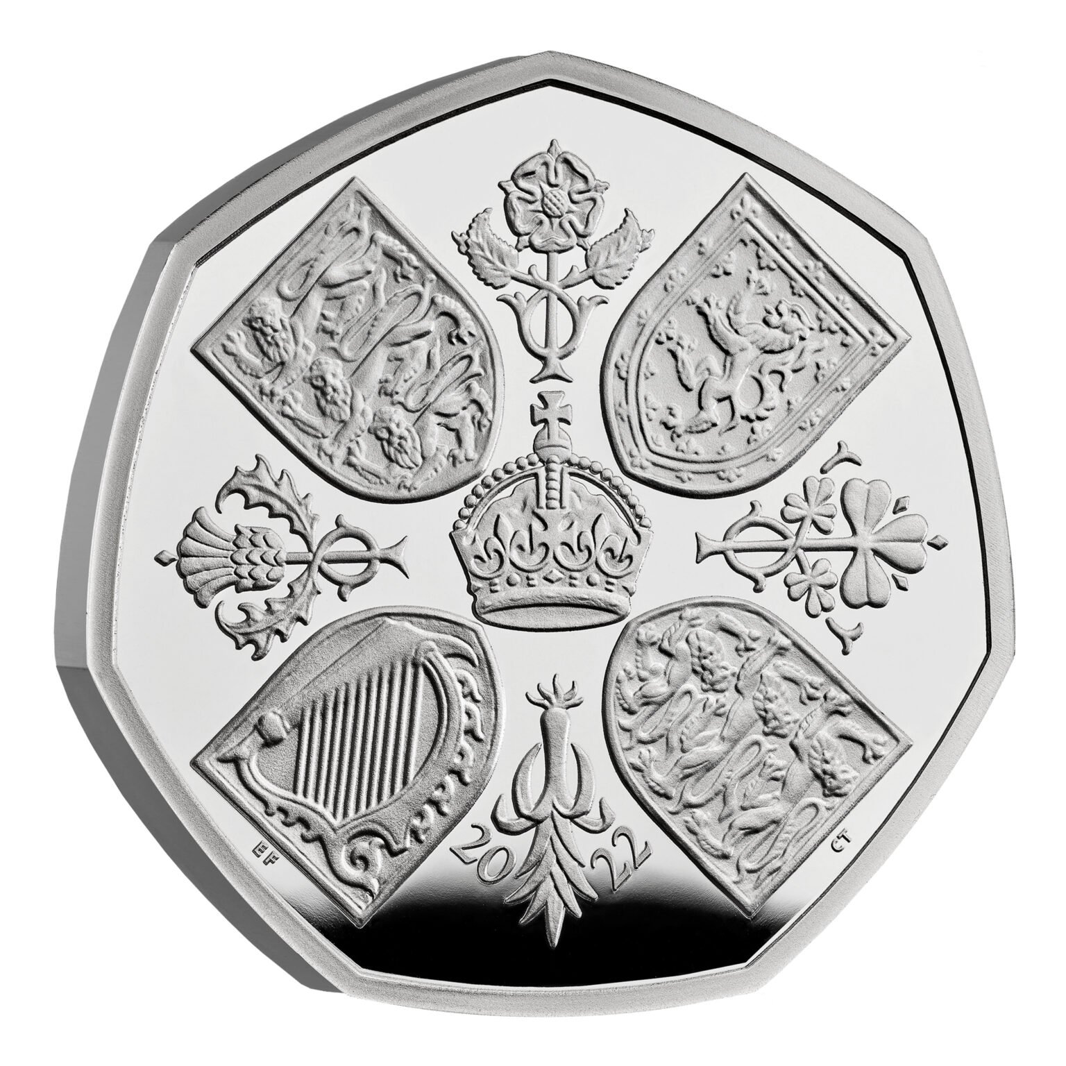 2022 Her Majesty Queen Elizabeth II Memorial 50p Silver Proof
