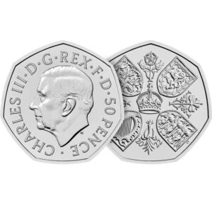 2022 Her Majesty Queen Elizabeth II Memorial 50p BU Coin in Capsule