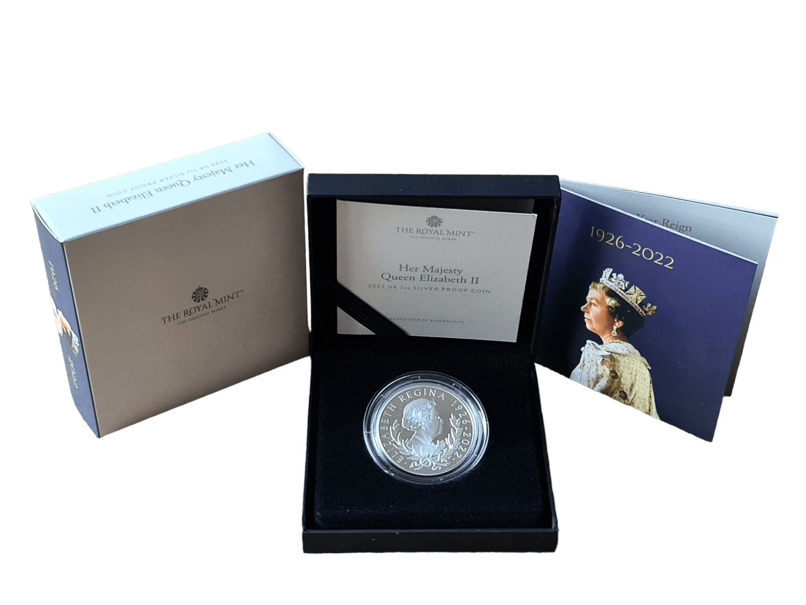 2022 Her Majesty Queen Elizabeth II Memorial 1 Oz Silver Proof