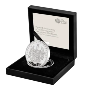 2018 Sapphire Coronation £5 Silver Proof Piedfort