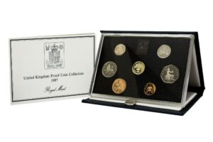 1987 Annual Standard Proof (Blue) Coin Set