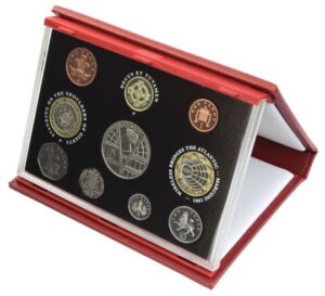 2001 Annual Deluxe Proof (Red) Coin Set