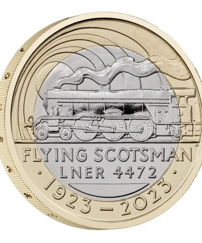 2023 The Flying Scotsman £2 BU Coin in Capsule