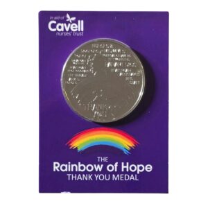 2020 Cavell Rainbow of Hope Thank you Medal