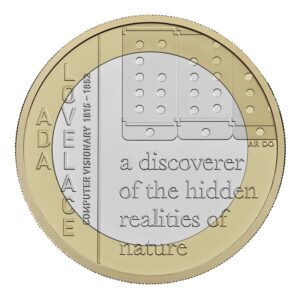 2023 Ada Lovelace £2 BU Coin in Capsule