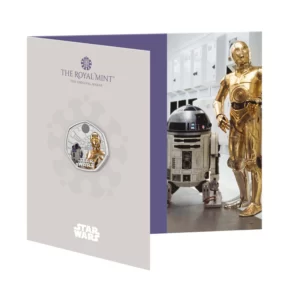 2023 Star Wars - 01 R2-D2 and 3-CPO 50p Coloured BU