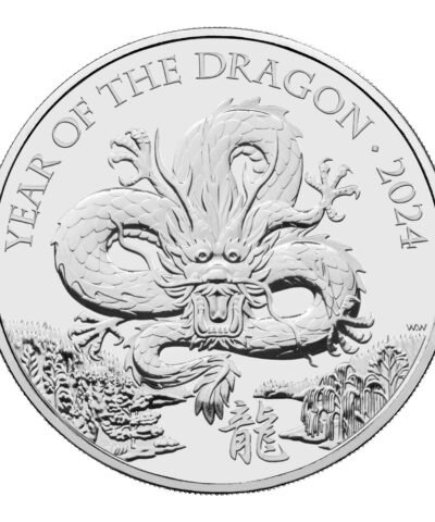 2024 Lunar Year of Dragon £5 BU Coin in Capsule