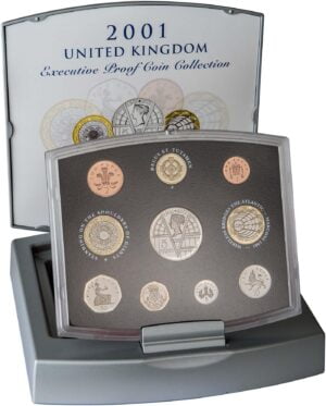 2001 Annual Executive Proof (Flip) Coin Set