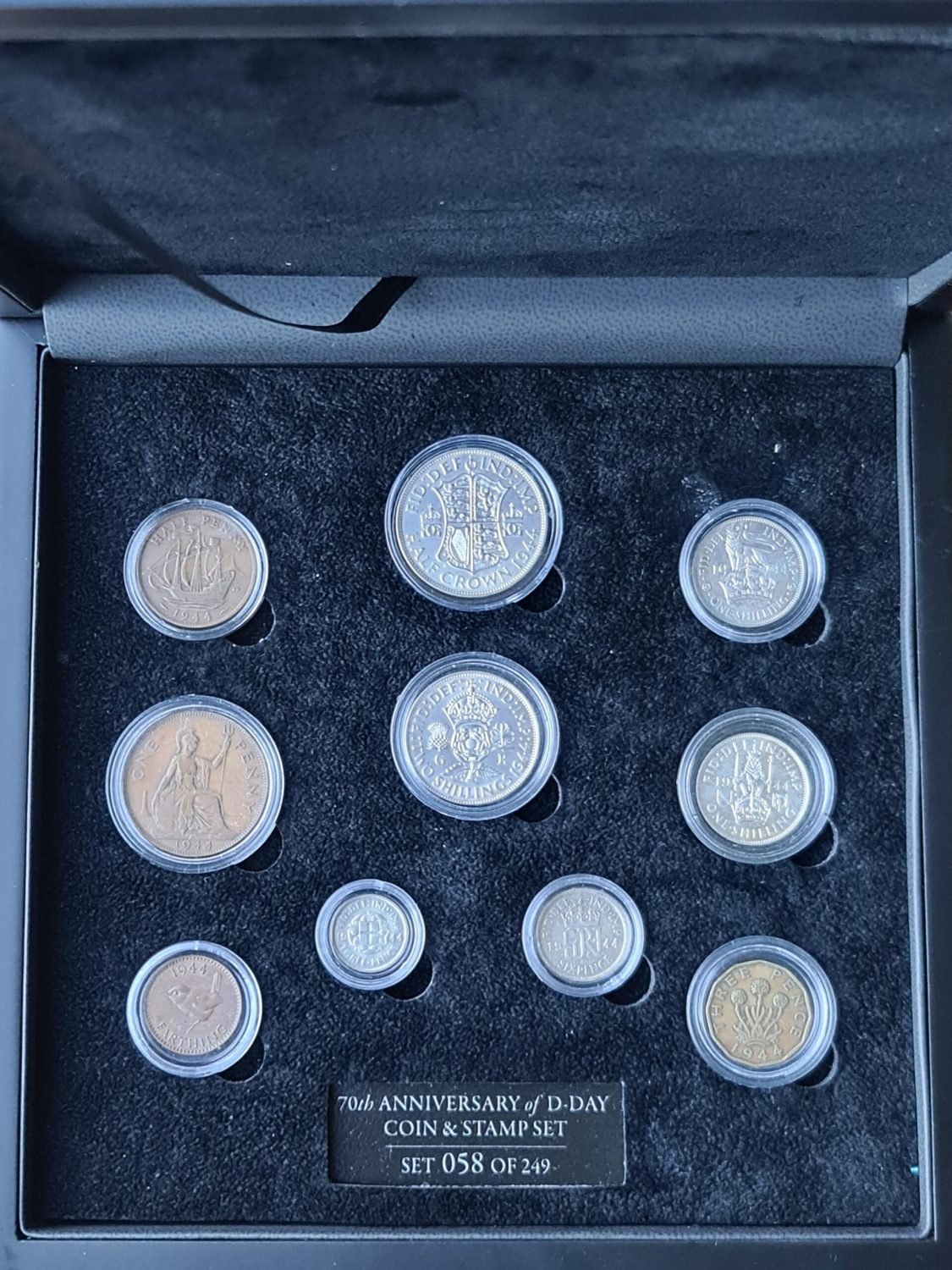 70th Anniversary of D Day 1944 Coins and Stamp Set