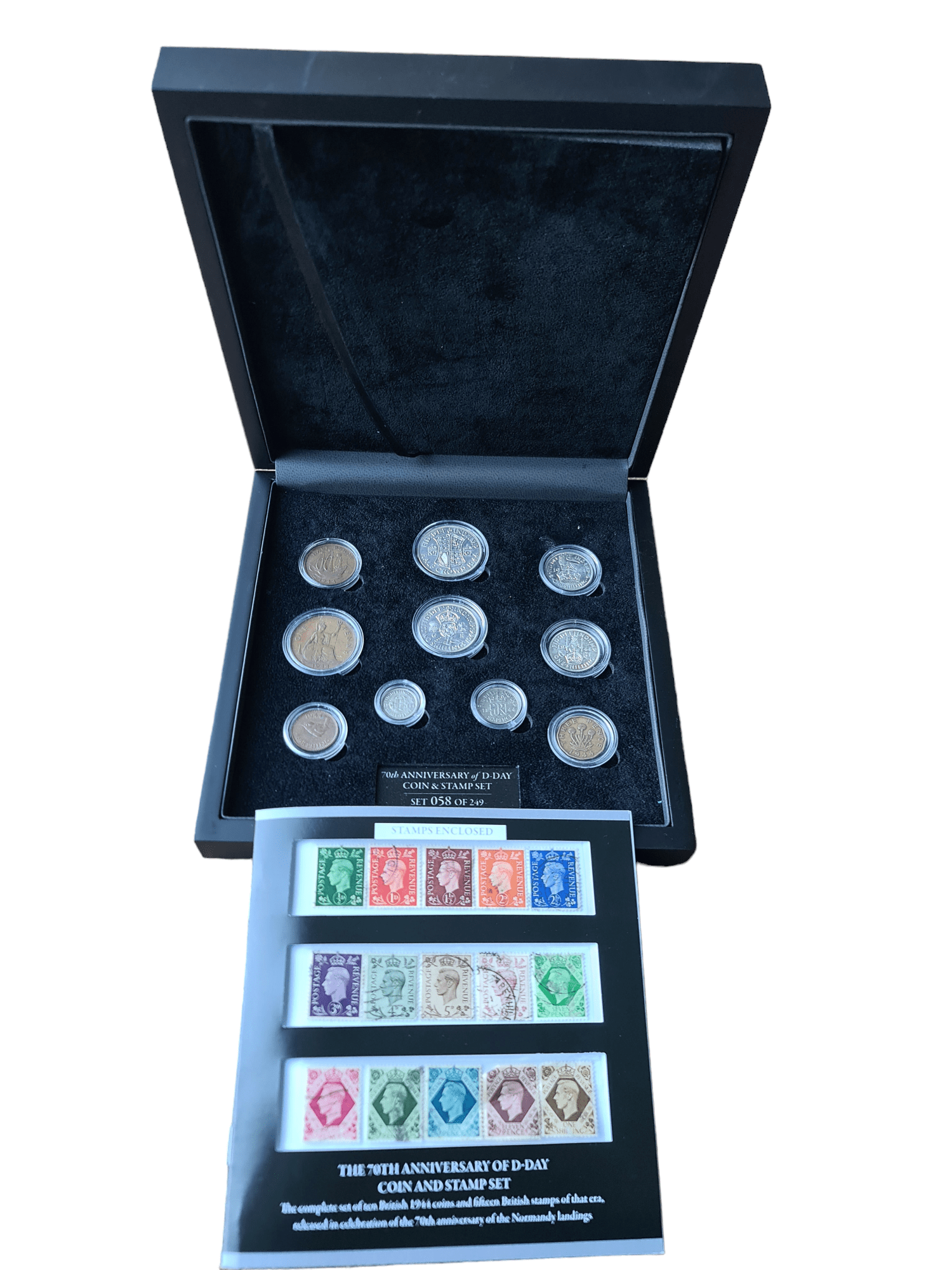 70th Anniversary of D Day 1944 Coins and Stamp Set