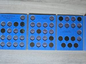 Lot B13 - Collection of British Victorian Half Pennies in Folder