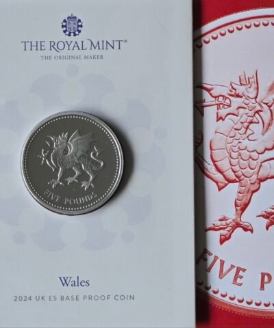 2024 Welsh Dragon UK Proof £5 RM Exclusive