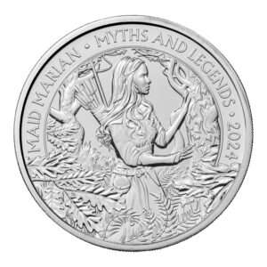 2024 Maid Marian - Myths and Legends £5 BU Coin in Capsule