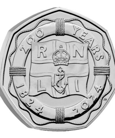 2024 Royal National Lifeboat Institution RNLI 50p BU Coin in Capsule