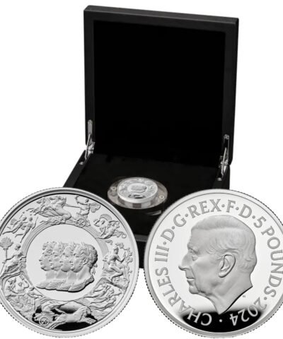 2024 UK The Waterloo Medal – Allied Leaders 2 Oz Silver Proof