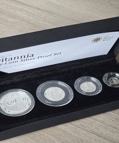 2008 Britannia Collection Silver Proof 4-Coin Set