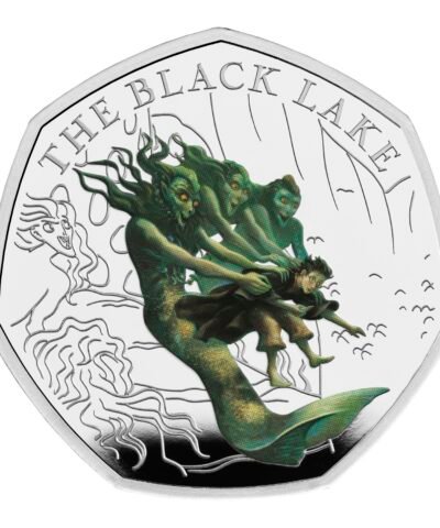 2024 Harry Potter – 06 Black Lake 50p Coloured BU