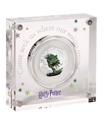 2024 Harry Potter – 06 Black Lake 50p Coloured Silver Proof Limited Edition: 2,500