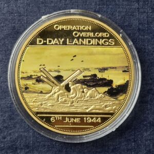 2014 Operation Overlord D-Day Gold Plated Commemorative