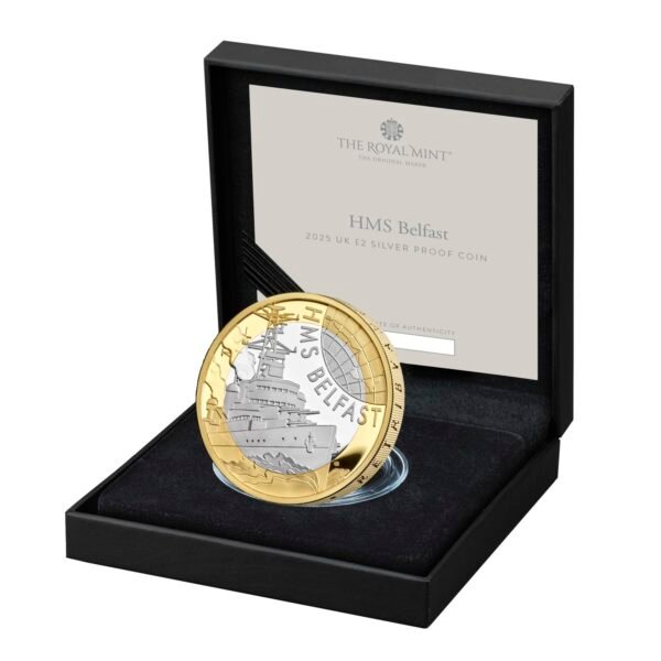 2025 HMS Belfast £2 Silver Proof