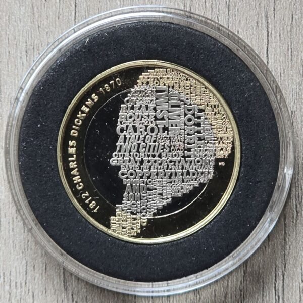 2012 Charles Dickens £2 Proof Coin in Capsule