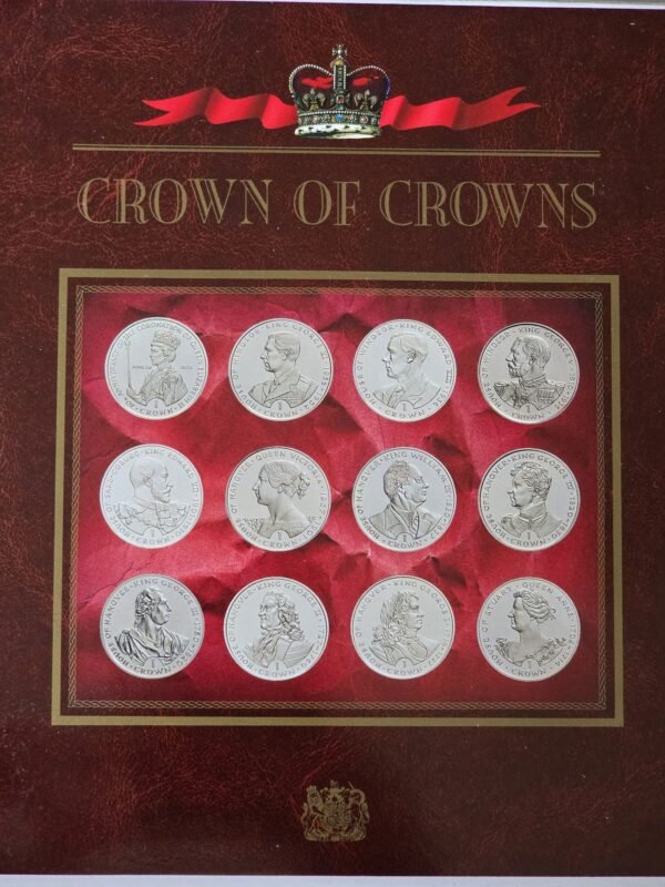 1993 Gibraltar Crown of Crowns 12 Coin Silver Proof Set with Box, Booklet, COA - Image 3