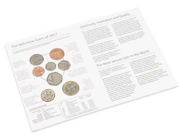 2017 UK Annual BU Definitive 8-Coin Set - Image 2