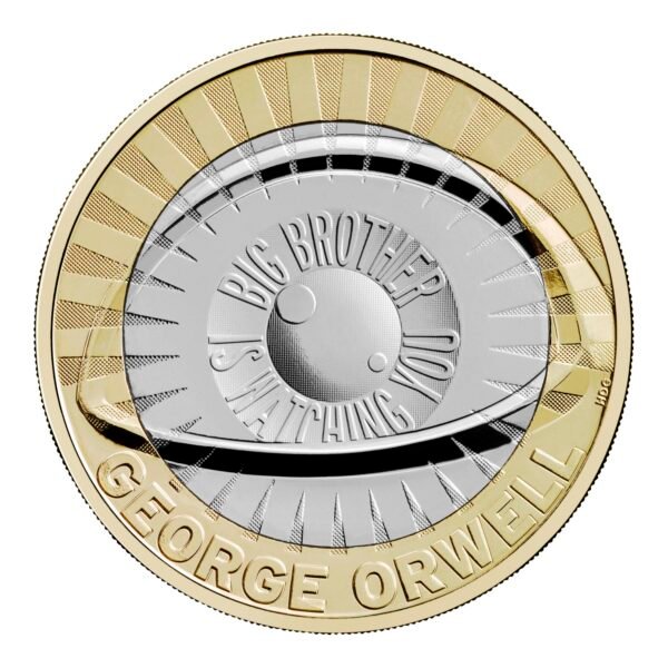 2025 George Orwell Big Brother is Watching You £2 BU <br><i>Dispatched late-Jan</i></br> - Image 6