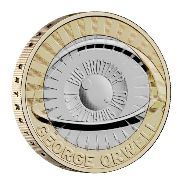 2025 George Orwell Big Brother is Watching You £2 BU <br><i>Dispatched late-Jan</i></br> - Image 2