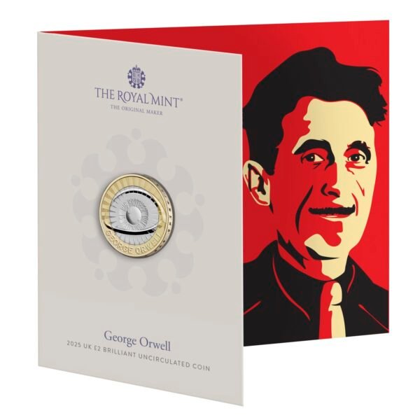 2025 George Orwell Big Brother is Watching You £2 BU <br><i>Dispatched late-Jan</i></br>