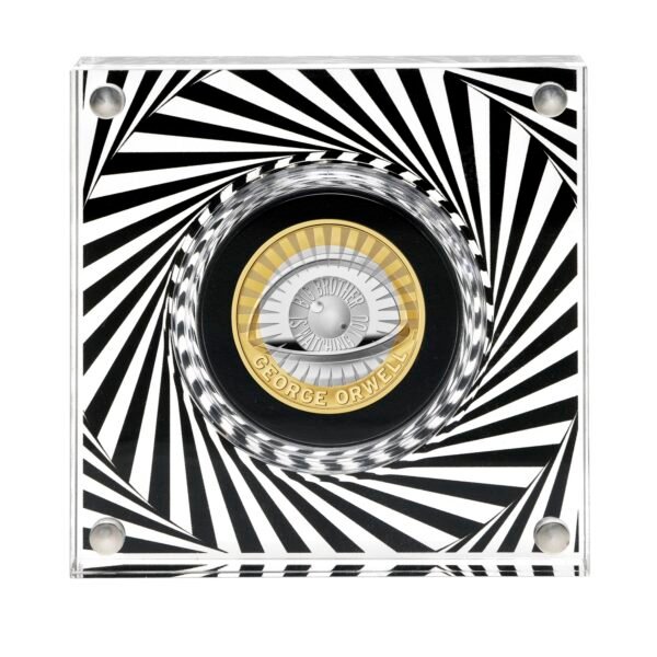 2025 George Orwell Big Brother is Watching You £2 Silver Proof <br><i>Dispatched mid-Feb</i></br> - Image 5