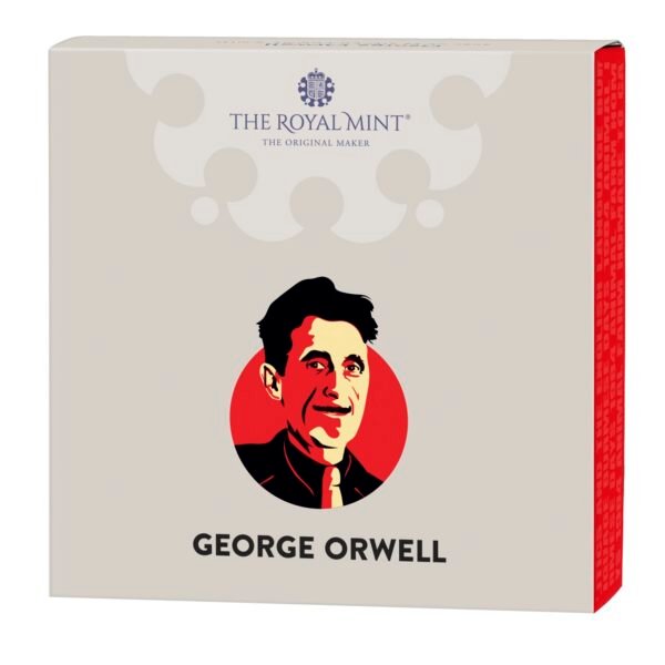 2025 George Orwell Big Brother is Watching You £2 Silver Proof <br><i>Dispatched mid-Feb</i></br> - Image 6