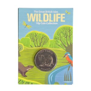 2021 Guernsey - Badger 10p BU Coin in Pack