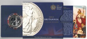 2012 Britannia Silver 1 Oz BU Mint Pack