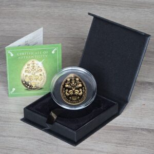 2022 Niue Easter Egg $1 24k Gold Plated Proof Coin