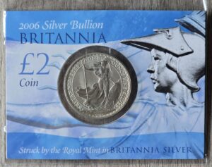 2006 Britannia Silver 1 Oz BU Mint Pack