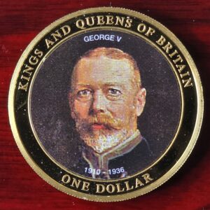 2007 Cook Islands - George V $1 Proof Coin in Capsule