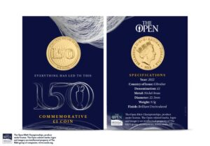 2022 Gibraltar Golf BU £1 CC Certified