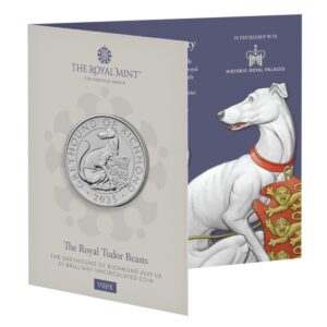 2025 Royal Tudor Beasts 08 Greyhound of Richmond £5 BU